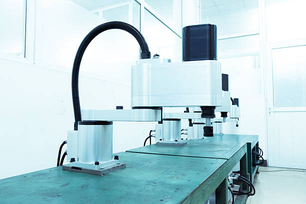 istock modern automatic robot assembly line in factory of heavy industr 514404109