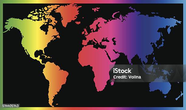 World Map Stock Illustration - Download Image Now - Abstract, Africa, Asia