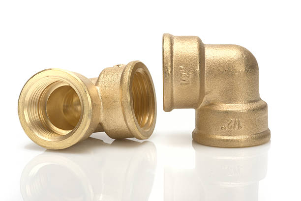 istock brass fittings for plumbing pipes - gon 514405758