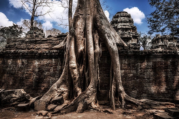 Angkor Wat is the largest religious monument in the world in Siem Reap province, Cambodia