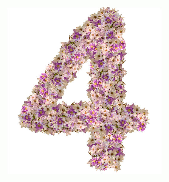 istock Numbers made of flowers isolated 514411394