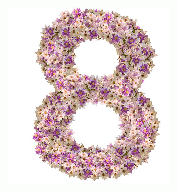 istock Numbers made of flowers isolated 514412300