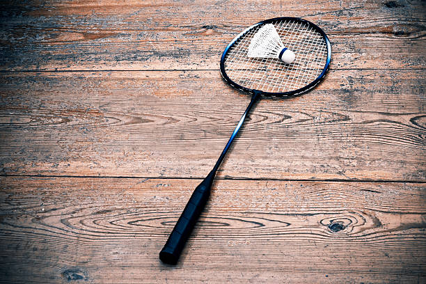 istock vintage badminton racquet 514415120