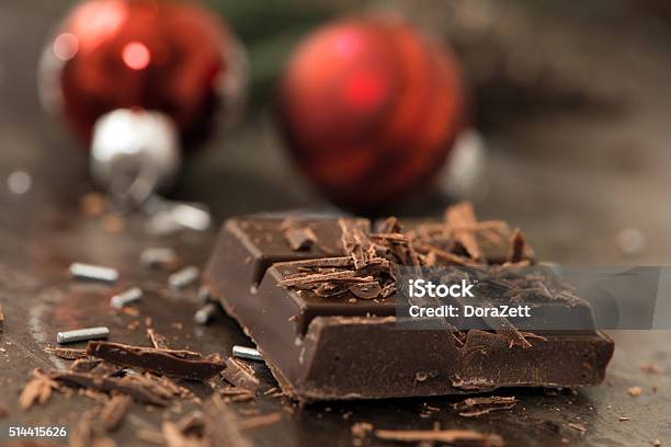 Christmas Chocolate Stock Photo - Download Image Now - Advent, Baked Pastry Item, Chocolate Shaving