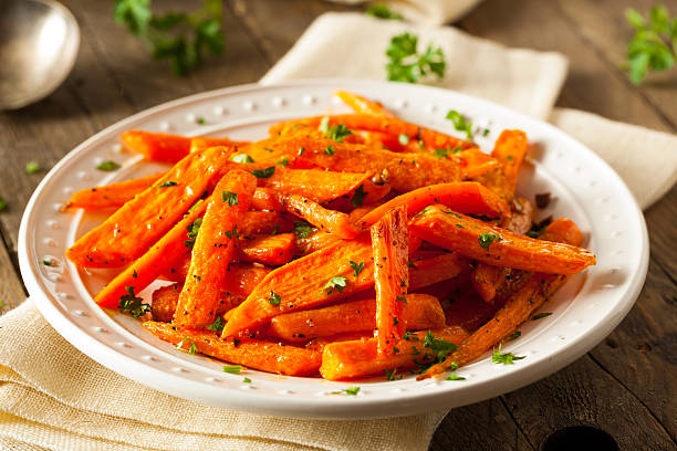 istock Healthy Homemade Roasted Carrots 514415718