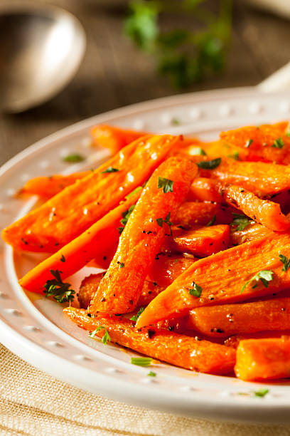 istock Healthy Homemade Roasted Carrots 514415732