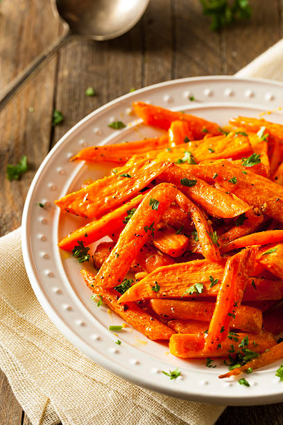 istock Healthy Homemade Roasted Carrots 514415840