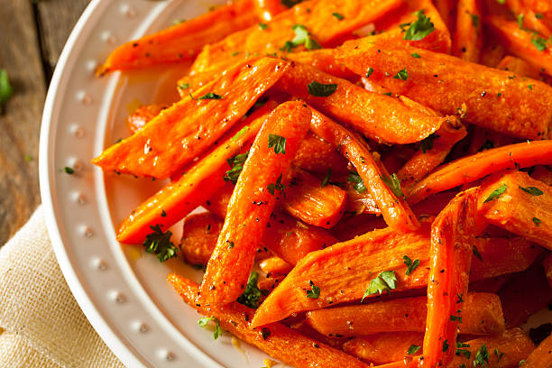 istock Healthy Homemade Roasted Carrots 514415866