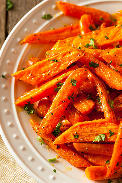 istock Healthy Homemade Roasted Carrots 514415930
