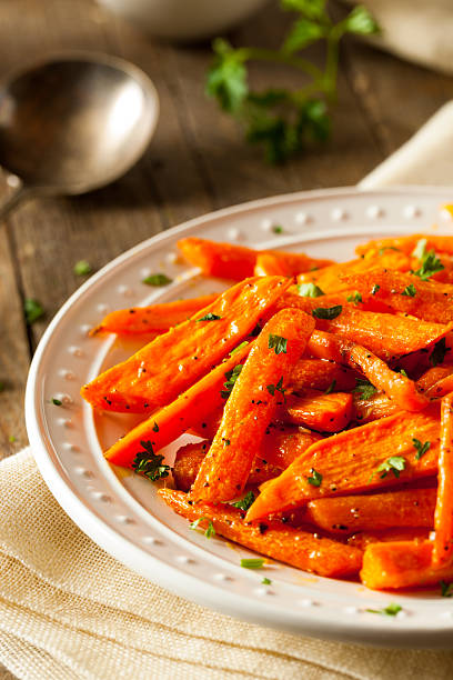 istock Healthy Homemade Roasted Carrots 514415978