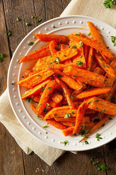 istock Healthy Homemade Roasted Carrots 514416044