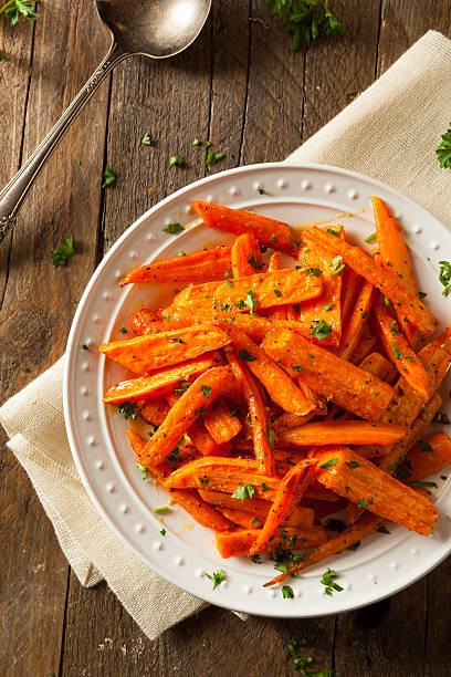 istock Healthy Homemade Roasted Carrots 514416132