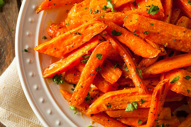 istock Healthy Homemade Roasted Carrots 514416174