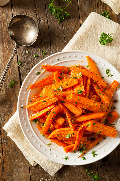 istock Healthy Homemade Roasted Carrots 514416202