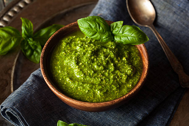 istock Raw Organic Green Pesto 514417632
