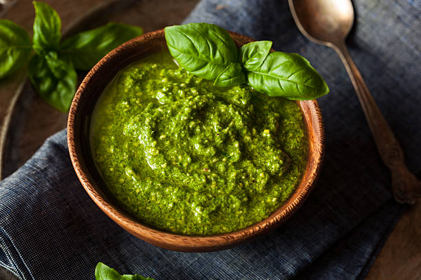 istock Raw Organic Green Pesto 514417782