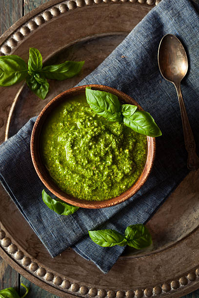 istock Raw Organic Green Pesto 514417898