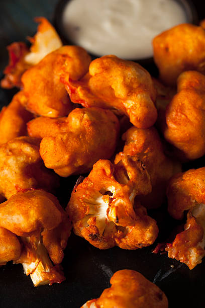 istock Spicy Breaded Buffalo Chicken Cauliflower 514418322