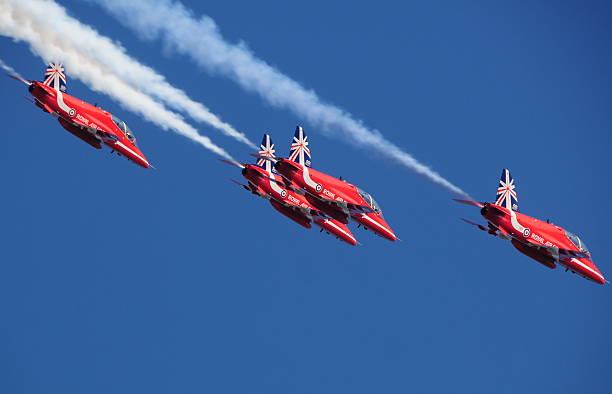 800+ Red Arrows Stock Pictures & Royalty-Free Images - iStock | Red devils