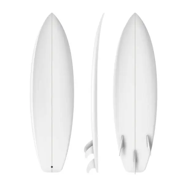 Vector illustration of Surfboard isolated realistic Vector