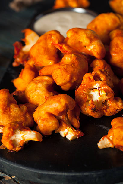 istock Spicy Breaded Buffalo Chicken Cauliflower 514418332
