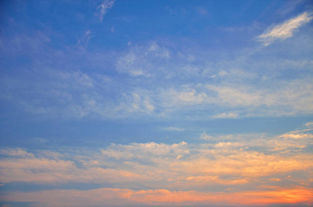 istock Sky, Bright Blue, Orange And Yellow Colors Sunset. 514419358