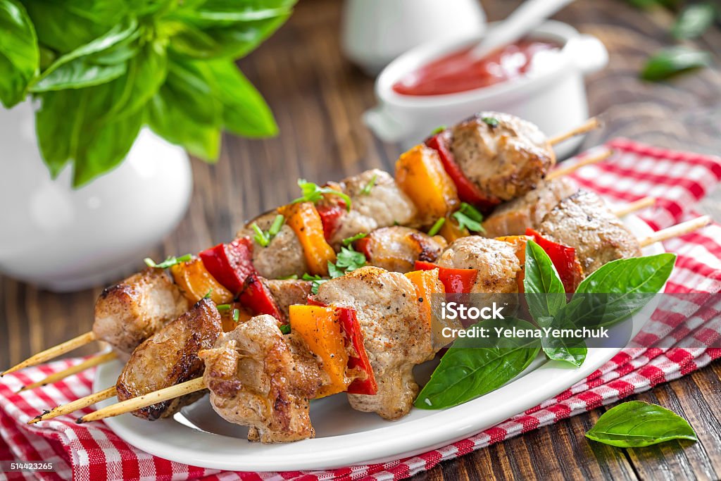 Kebab Appetizer Stock Photo