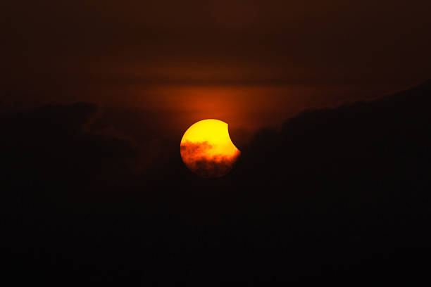 istock Solar eclipse on 9st March, 2016 from Bangkok, Thailand 514423560