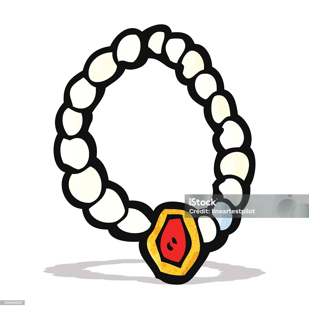 Dessin Collier Avec Perles Rouges Dessin Collier De Perles Vecteurs libres de droits et plus d'images ...