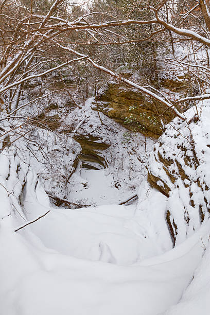 istock Starved Rock State Park - Winter scenery 514425614