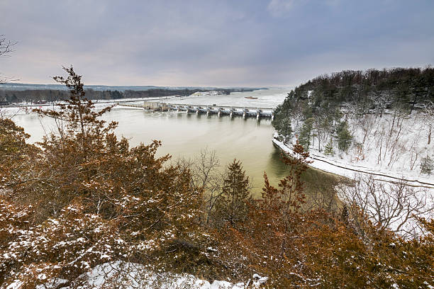 飢えた ロック州立公園－冬景色 - extreme terrain eroded snow landscape ストックフォトと画像