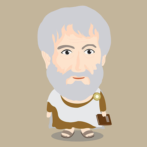 Vector illustration - Aristotle Aristotle Cartoon Character with Illustrator aristotle stock illustrations