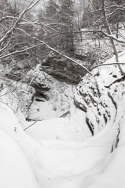 istock Starved Rock State Park - Winter scenery 514427022