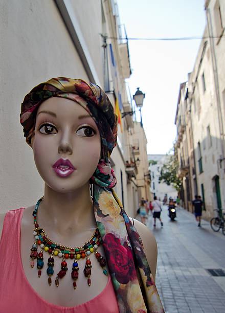 istock Female mannequin on a Tossa’s street 514436549
