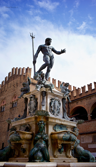 The Fountain of Neptune is a monumental fountain located in Bologna in Piazza del Nettuno.