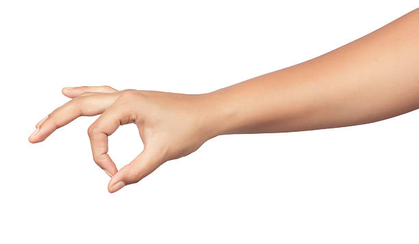 istock Woman hand hanging something 514439219