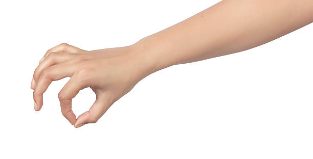 istock Woman hand hanging something 514439233