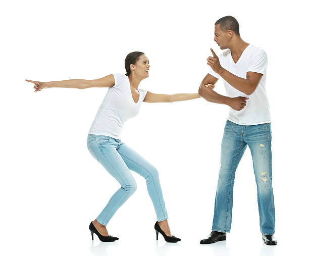 istock Female dragging a reluctant man 514441719