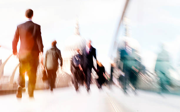 istock Commuter Business People Commuter Crowd Walking Cathedral Concep 514451786