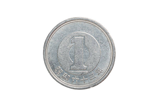 istock 1 yen coin japanese money. 514452722