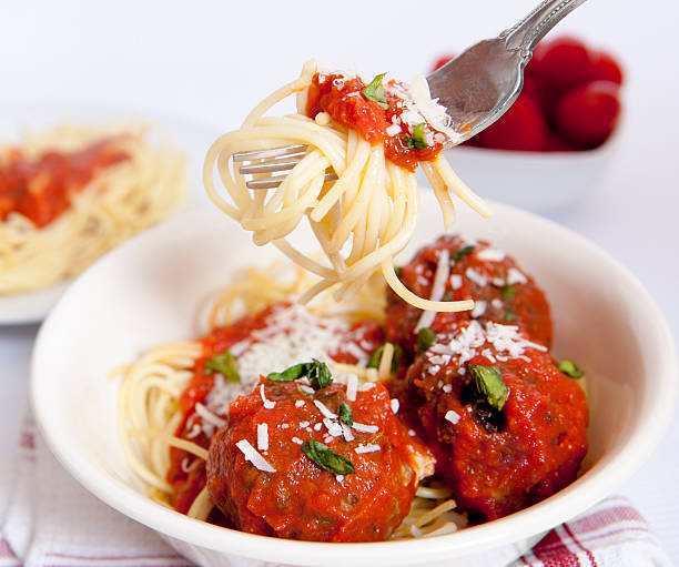 spaghetti and meatballs