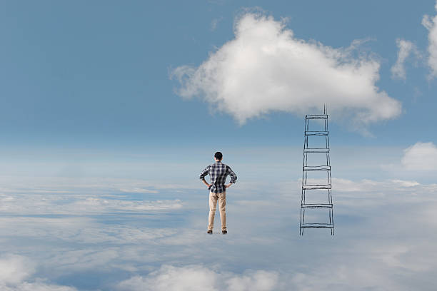 istock Concept of access to clouds 514455289