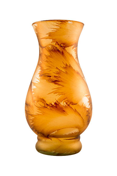 istock Glass vase for flowers on a white background 514455364