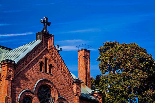 A Catholic church in the city center of Jyväskylä