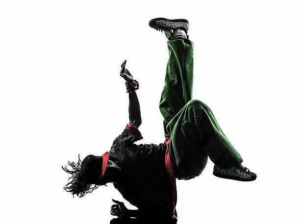 istock hip hop acrobatic break dancer breakdancing young man handstand 514458107