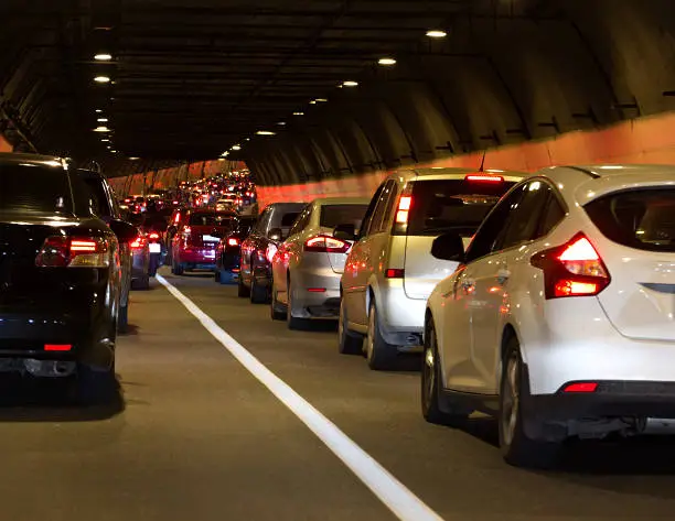 Photo of Traffic jam tunnel