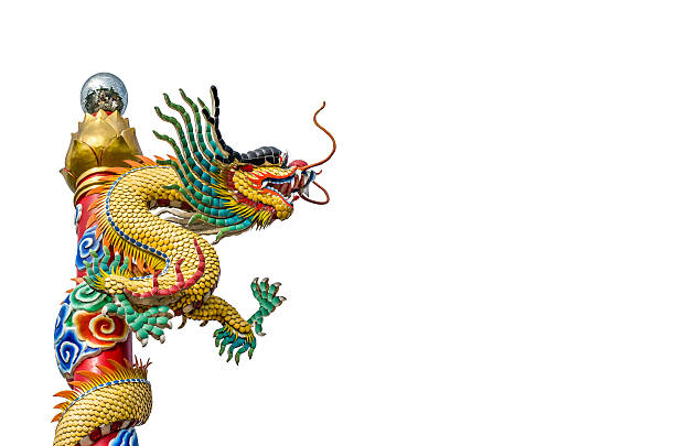 istock Chinese dragon on the ploe 514459391
