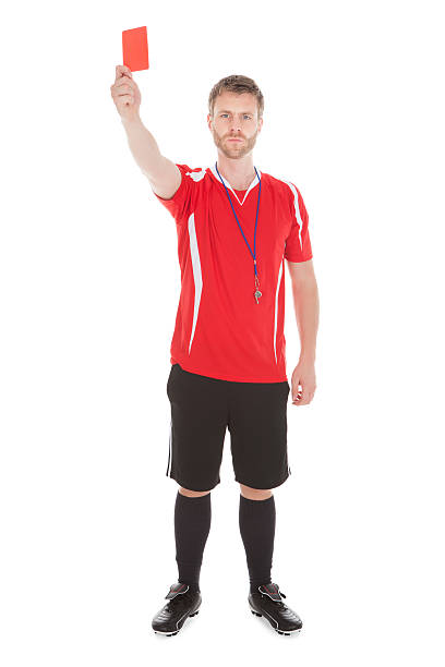 istock Portrait Of Referee Showing Red Card 514461041