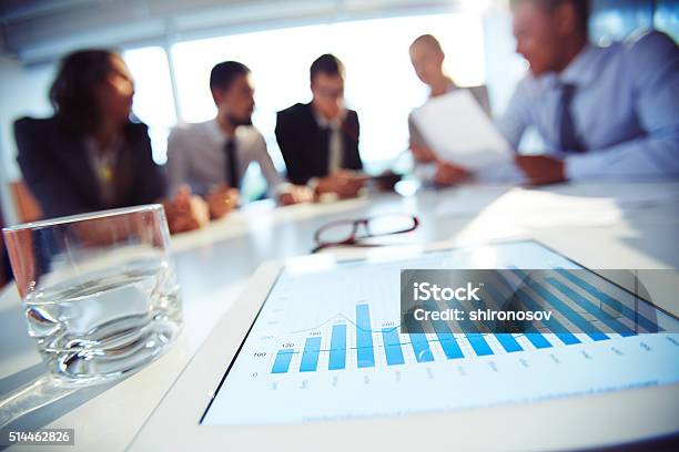 Business Meeting Stock Photo - Download Image Now - Business Finance and Industry, Meeting, Data