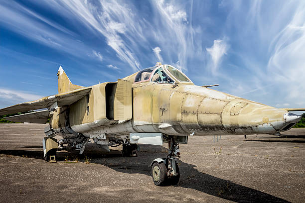 istock Military jet aircraft MiG-23 514466534